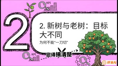 第3节：【春肥策略】开春底肥：新树&ldquo;扩版图&rdquo;，老树&ldquo;点引擎&rdquo;，课程：《柑橘底肥&ldquo;翻身账&rdquo;：从改土到高产的实战全书》