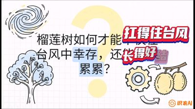 第四节：中国榴莲突围战：为生存重塑权型，抗台风矮化栽培与力学牵引，课程：《国产榴莲突围战：从泰国经验到中国实操的8堂必修课（高阶实战版）》