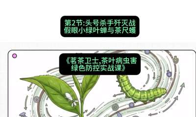第02节：头号杀手歼灭战&mdash;&mdash;假眼小绿叶蝉与茶尺蠖，课程：《茗茶卫士&mdash;&mdash;茶叶病虫害绿色防控实战课》#识农AI