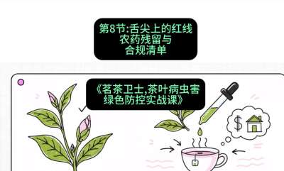 第08节：舌尖上的红线&mdash;&mdash;农药残留与合规清单，课程：《茗茶卫士&mdash;&mdash;茶叶病虫害绿色防控实战课》#识农AI