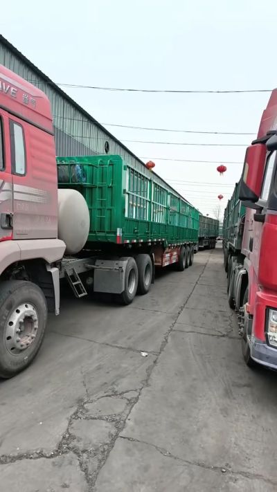 2月23号，源沃肥业排队装车中